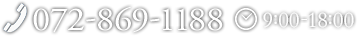 TELF072-869-1188@cƎ 9:00`18:00